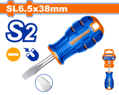 Шлицевая отвертка с намагниченным наконечником