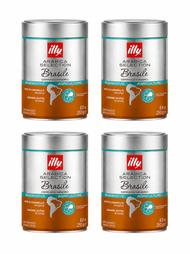 Кофе молотый ILLY Бразилия 250 г x 4 шт