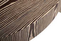 Стол журнальный 140х42см Garda Decor Zebrano