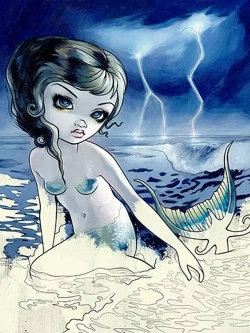 Jasmine Becket-Griffith Mermaids Coloring Book