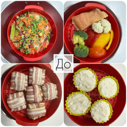 Пароварка Tupperware, 2 яруса, 2 л