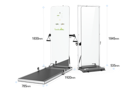 Функциональный тренажер с интерактивным зеркальным дисплеем Splan E+