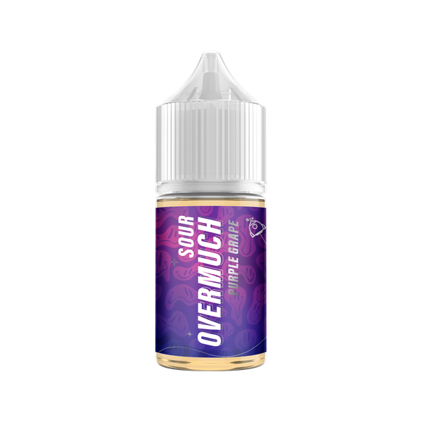 Купить Overmuch Sour Salt 30 мл - Purple Grape (20 мг)