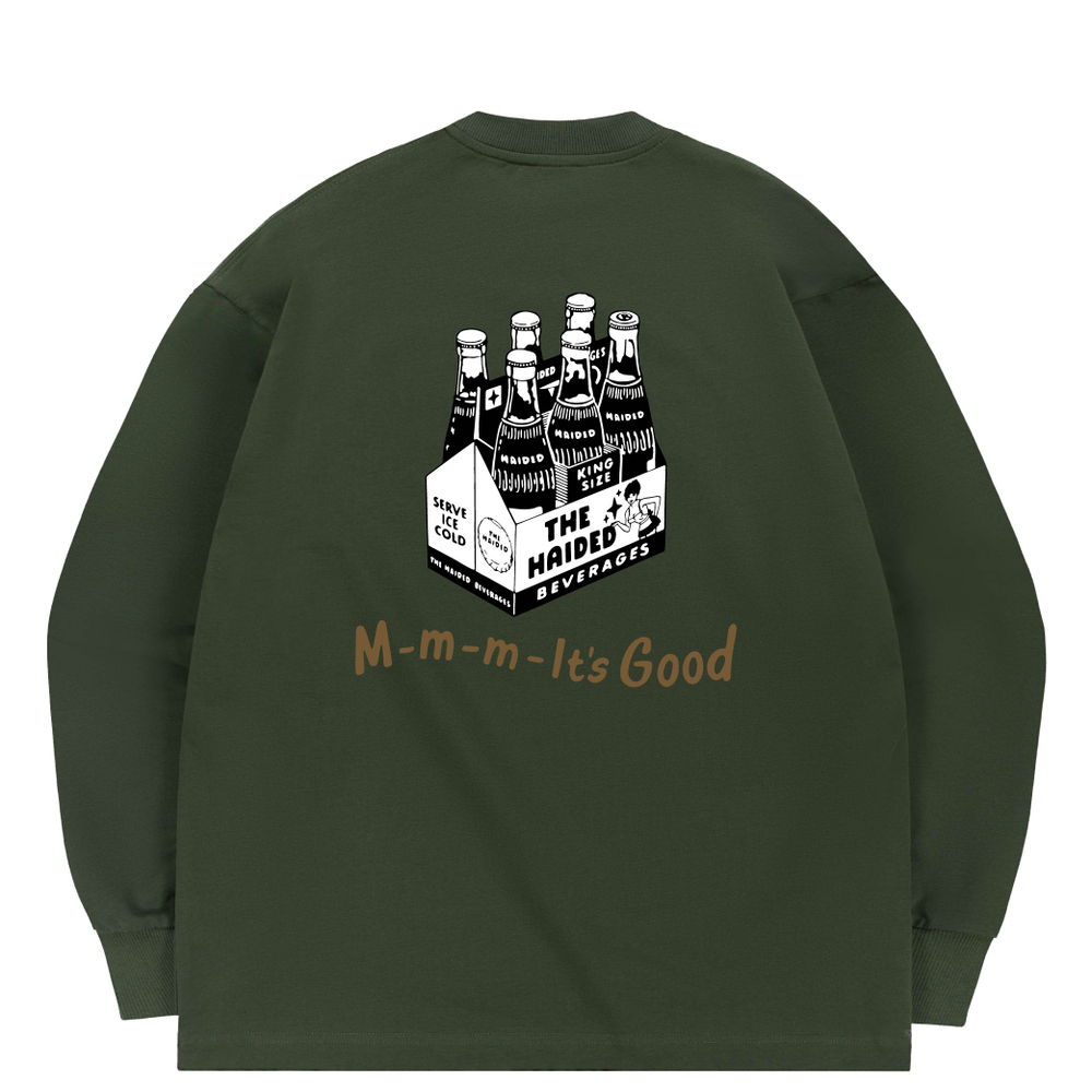 Лонгслив HAIDED SERVE COLD Olive