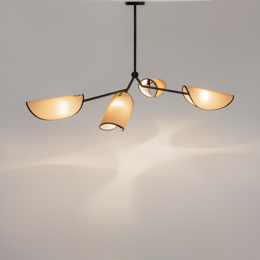 Люстра на штанге Maytoni Organic MOD225PL-04B