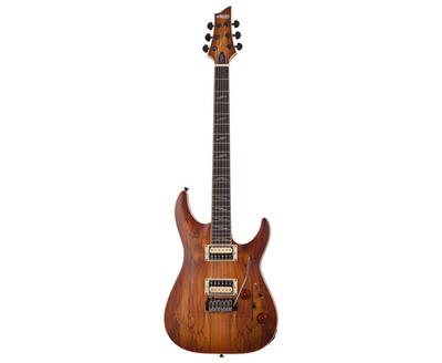 C-1 EXOTIC SPALTED MAPLE (3338) Satin Natural Vintage Burst