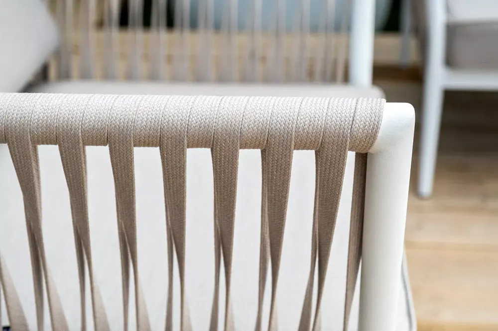 "Касабланка" лаунж-зона плетеная из роупа 5-местная, цвет бежевый