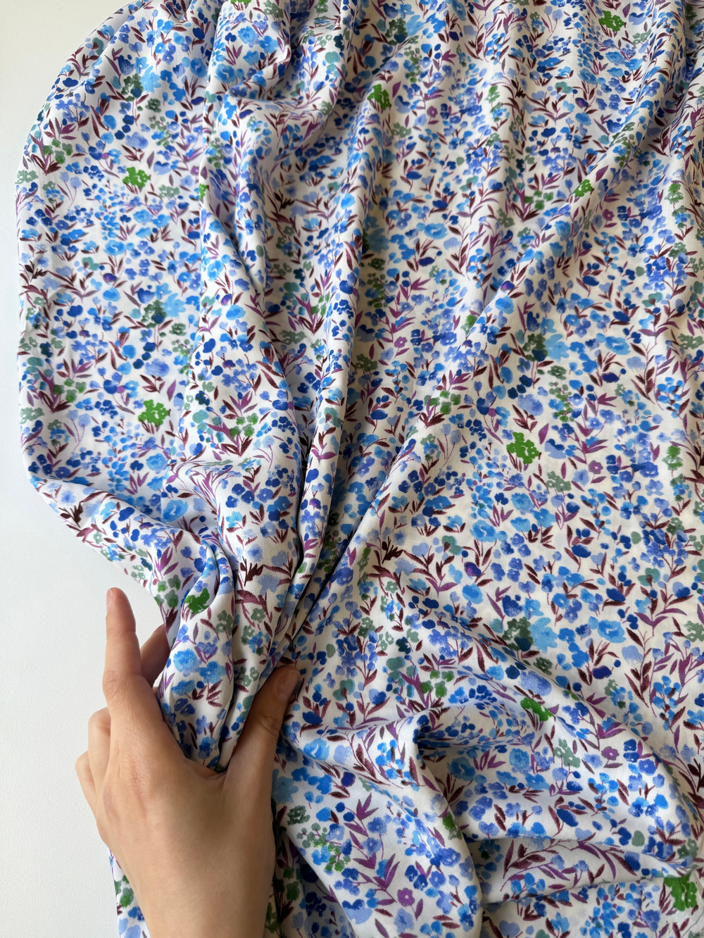 Вискоза (штапель) Черничный луг