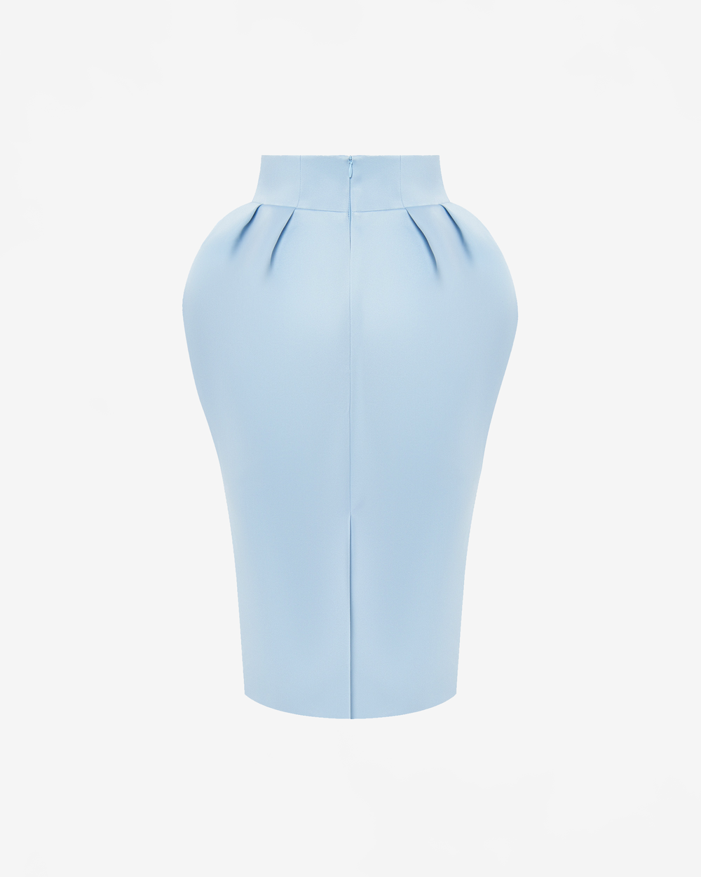 Юбка миди из атласа