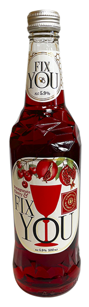 Медовуха Фикс Ю Гранат И Вишня / Fix You Pomegranate &amp; Cherry 0.5 - стекло