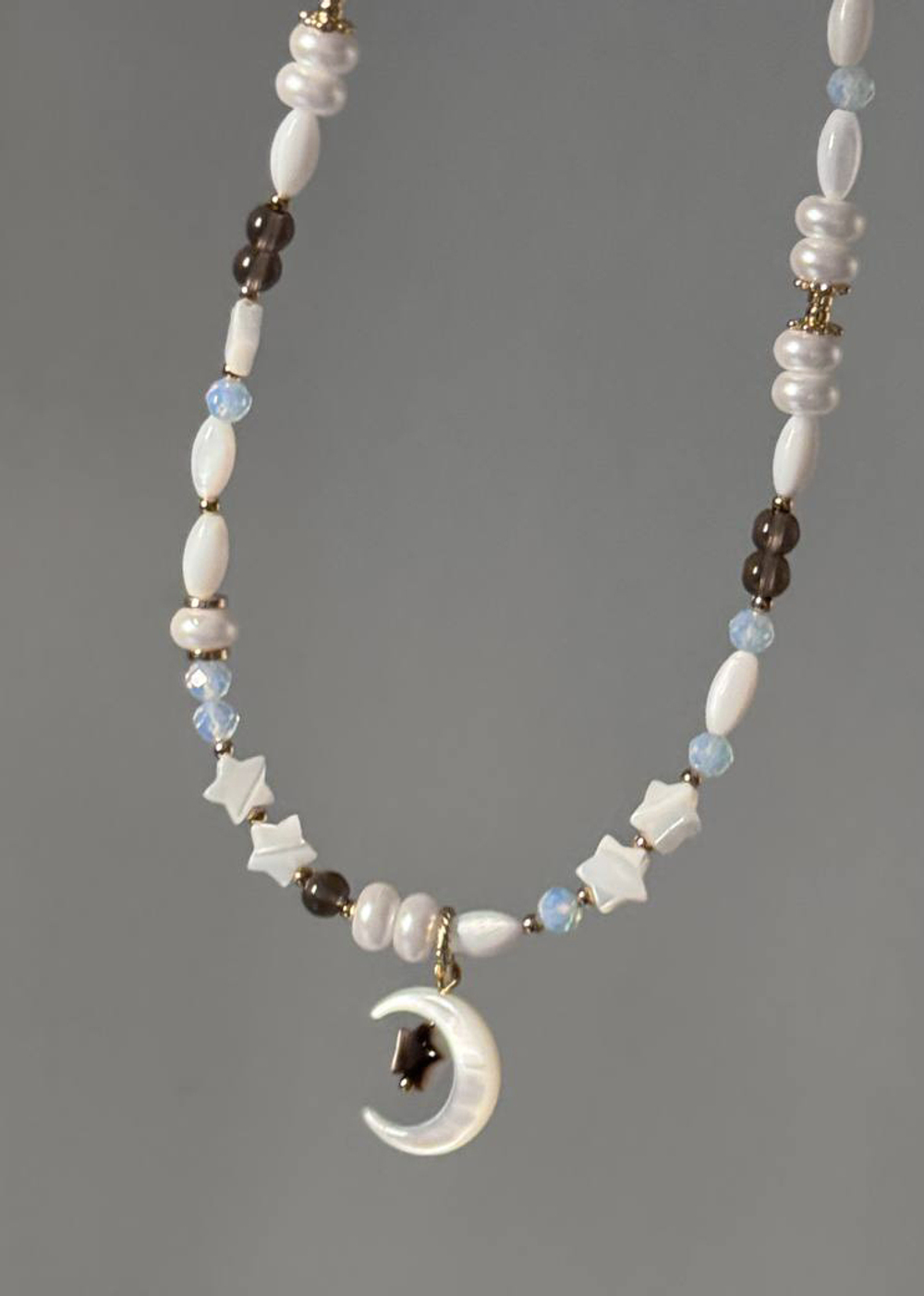 Набор: чокер из хрустального жемчуга