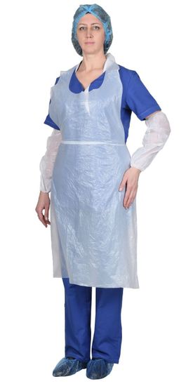 Фартук одноразовый ПНД (белый)