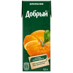 Сок Добрый 0,2л.