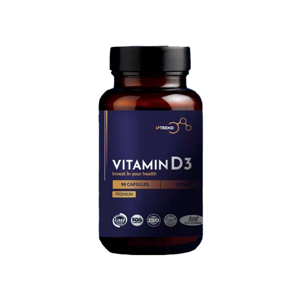 UpTrend Vitamin D3 2000МЕ Биологически активная добавка к пище Витамин D3 2000МЕ, 90 капсул