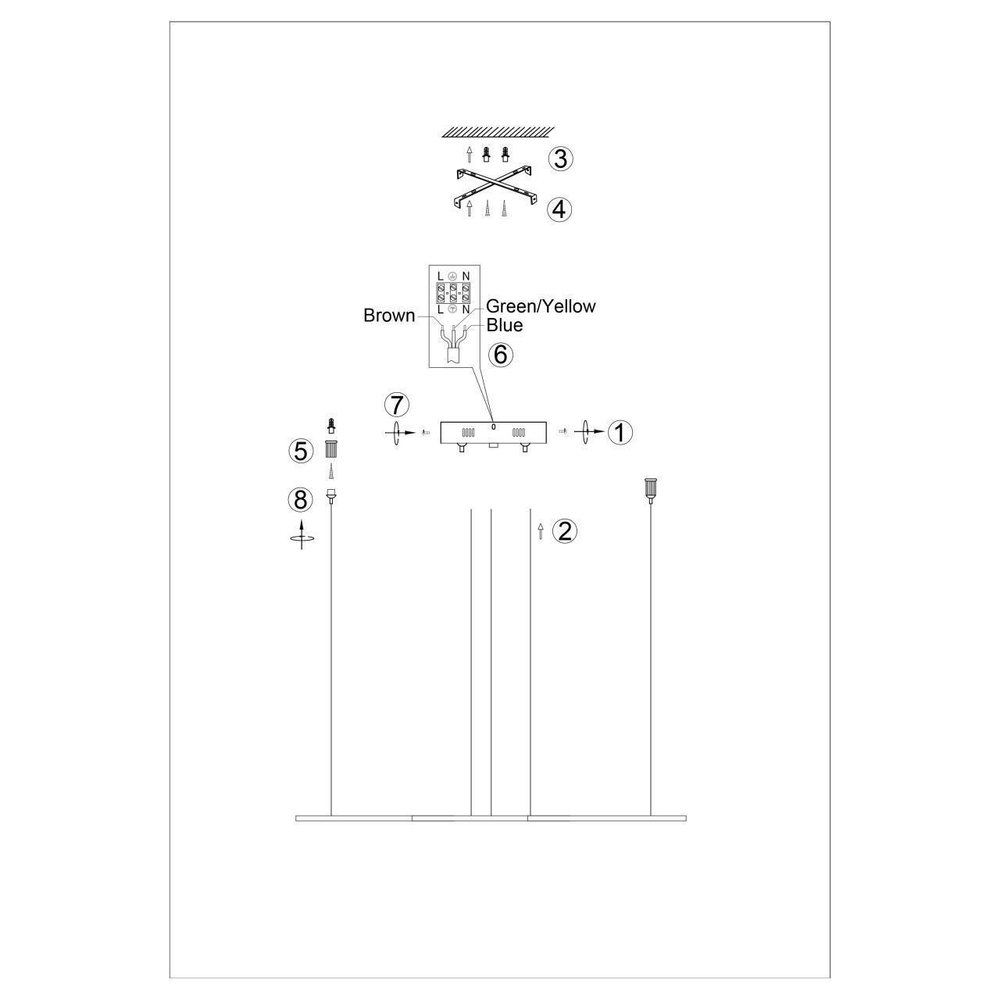 Основание для подвесного светильника Favourite Canopy 4591-220-3GD