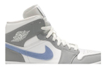 Кроссовки Jordan Air Jordan 1 Mid "Wolf Grey" Dior (Женская размерная сетка)