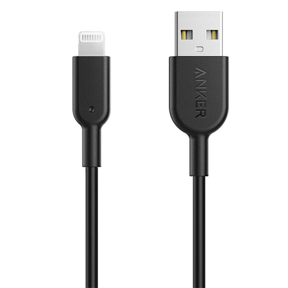 Кабель Anker PowerLine II USB - Lightning 1.8 м (А8433H12) черный