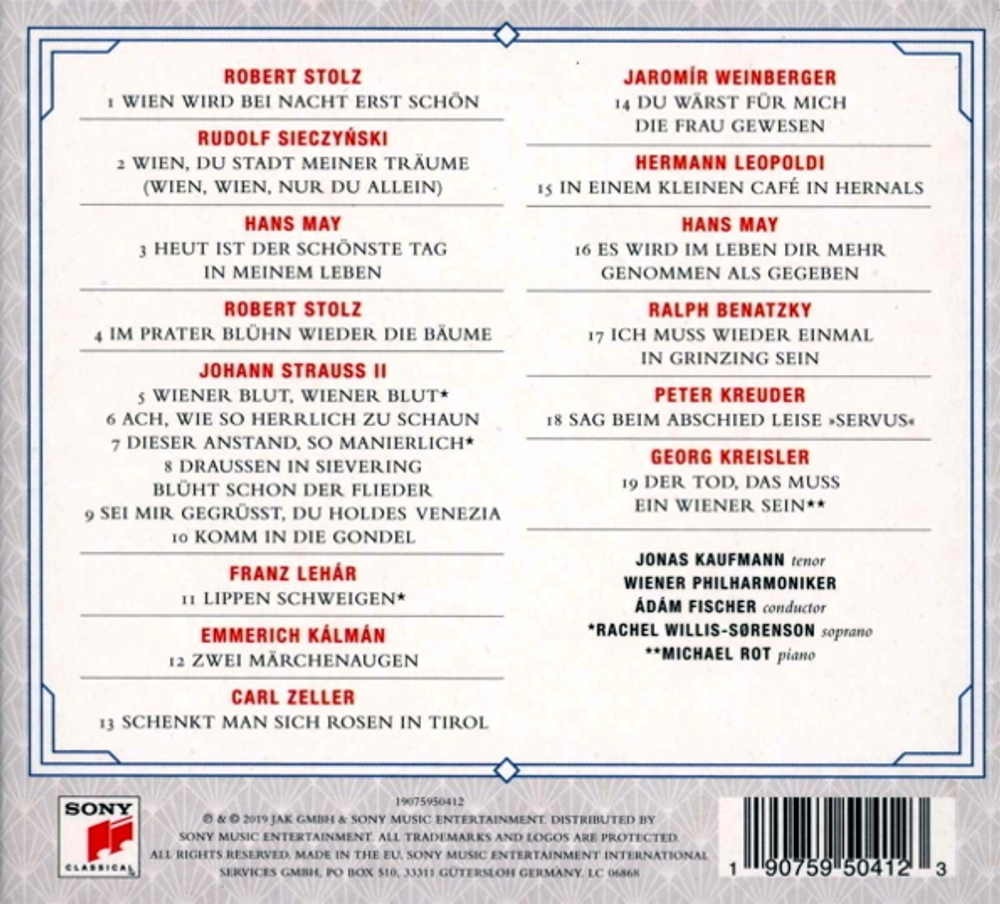 Jonas Kaufmann / Wien (Limited Digipak Edition) (CD)