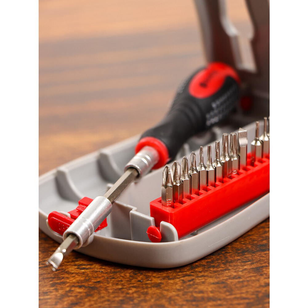 Набор отверток для точных работ, 22 пр, Bartex, с насадками, пенал, шт