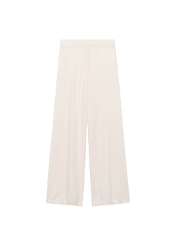 Брюки из тонкого трикотажа с широкими штанинами