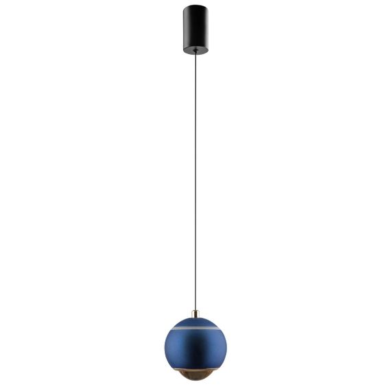 Подвесной светодиодный светильник Crystal Lux Caro SP Led Blue