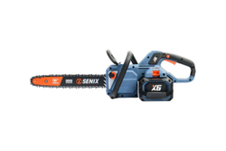 Пила цепная аккумуляторная SENIX CSX6-M1-EU, X6 60V, 1акб и зу