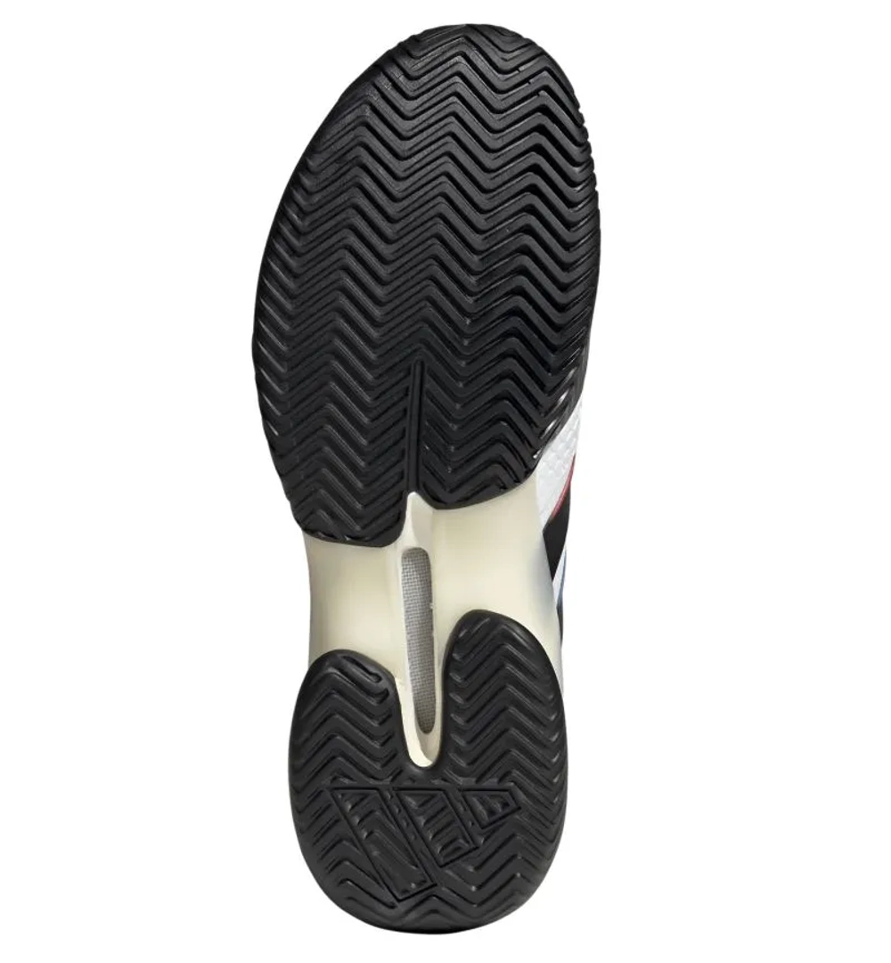 Мужские кроссовки теннисные Adidas Barricade 14 M - cloud white/core black/cream white