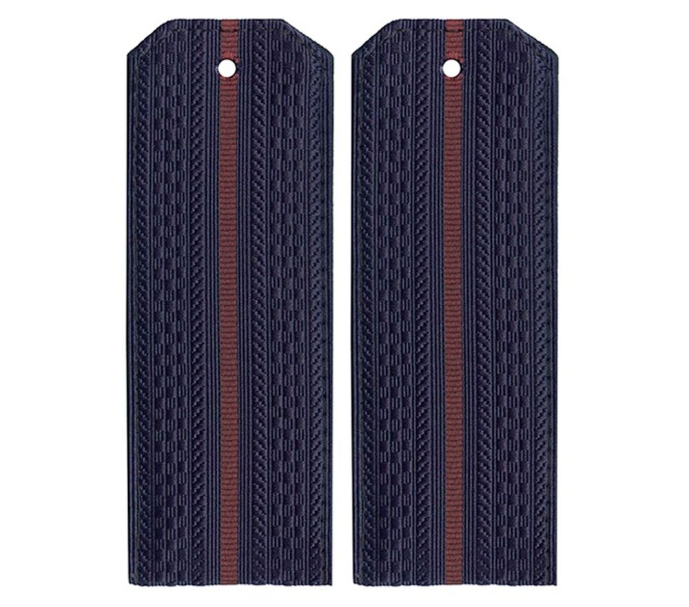 Погоны темно-синие 1 краповый просвет Росгвардия