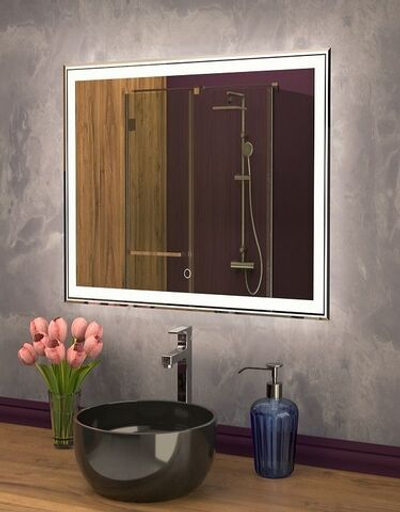 Зеркало с подсветкой ART&MAX ZOE AM-Zoe-900-800-DS-F