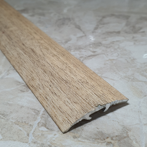 Порог-стык 30мм "DO-5" 2,7м Дуб нордик NEW ламинир. алюм.