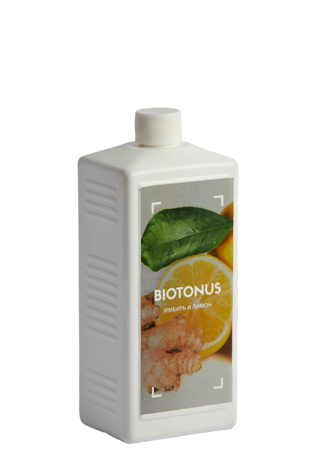 Жидкий концентрат для ванн BIOTONUS Имбирь и лимон 250 мл (белый флакон)