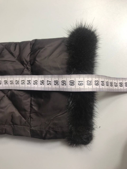 Пальто Baon с меховой отделкой, маркировка S, визуально на 44 размер