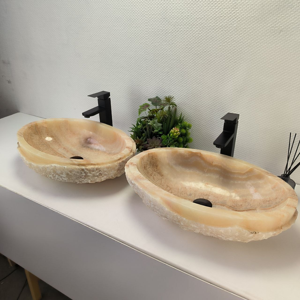 Раковина из оникса ПАРА! Oval Marmo Yellow OO-62705 58*38*15 0102