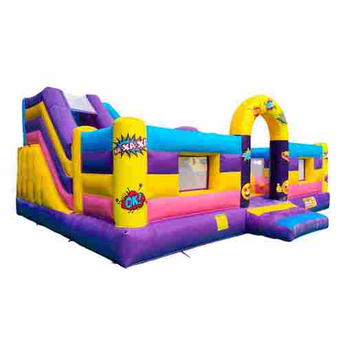 Коммерческий надувной батут "Комиксы" 7,5*5,5*3,15 м