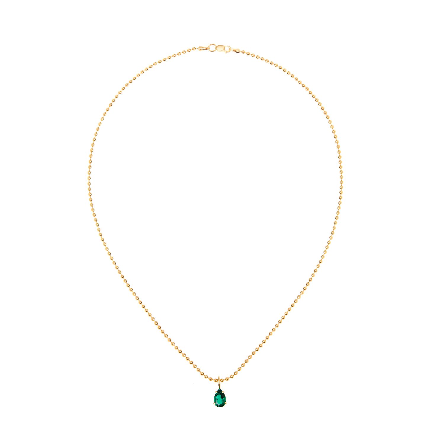 Колье Precious Emerald Drop