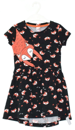 Платье для дев. короткий рукав 01484_BAT мультиколор р.92