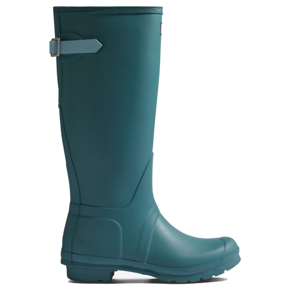 HUNTER Refined Waterproof And Warm Rain Boots Women"s Blue