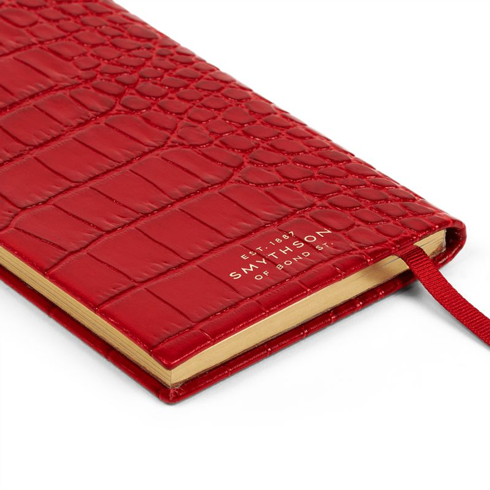 Smythson Ежедневник 2026 Panama Weekly Diary in Mara, Navy