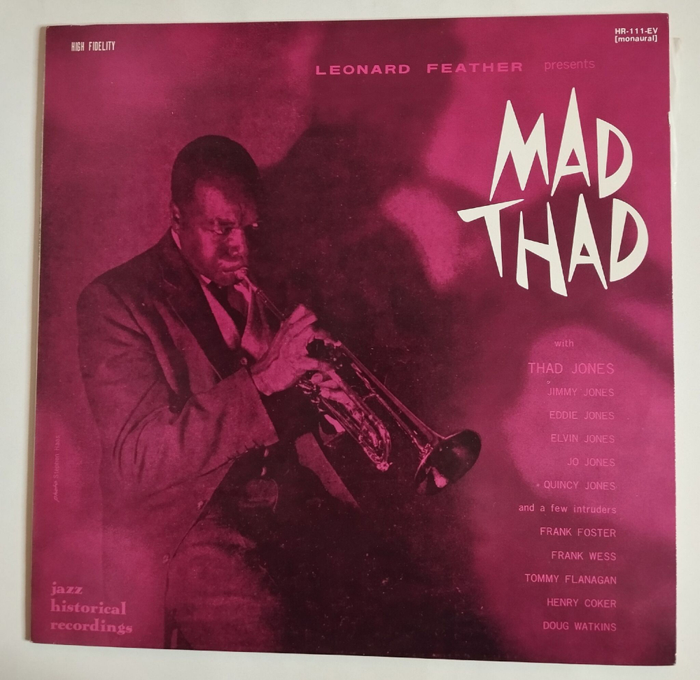 Винтажная виниловая пластинка LP Thad Jones And His Ensemble Mad Thad (Japan 1972) (No Obi)