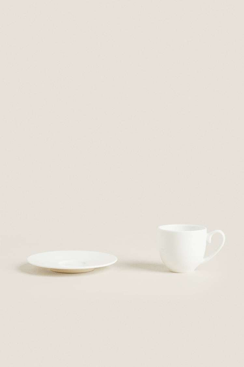 ZARA HOME КРУЖКА ИЗ ТОНКОГО ФАРФОРА, БЕЛЫЙ