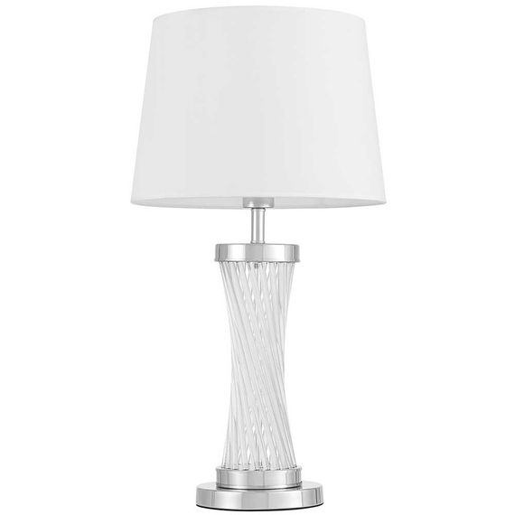 Настольная лампа Lumina Deco Villanova LDT 302 CHR+WT