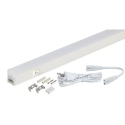 Линейный светодиодный светильник ЭРА LLED-01-08W-4000-W 8Вт 4000K L574мм с выключателем | Бытовые светодиодные линейные светильники