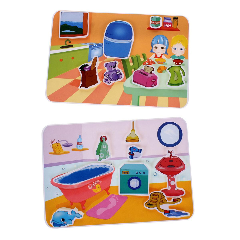 Пазл-липучка "Мой дом". 112006 (Р.с.)