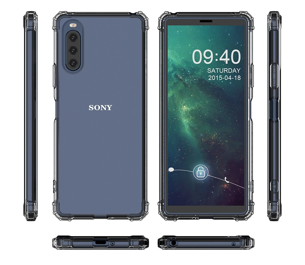 Чехол прозрачный с усиленными защитными углами для Sony Xperia 10 III, 10-3 (Mark 3) с 2021 года, серия Ultra Plus от Caseport