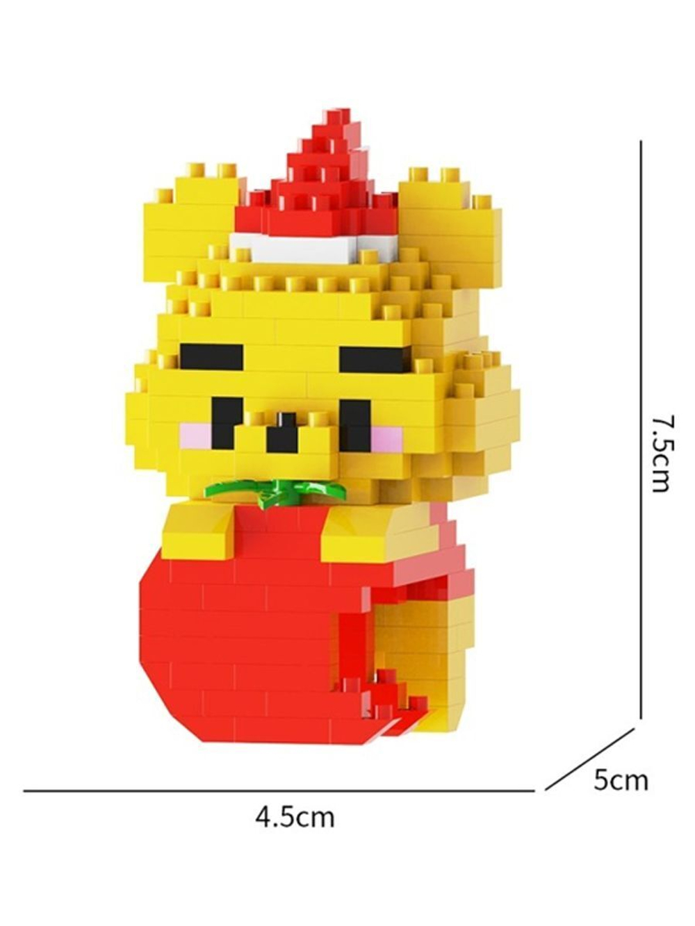 Конструктор 3D Bricks Винни Пух Клубника 14+ (190д)
