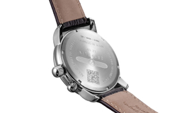 ZEPPELIN Piaget Collection Quartz Movement Men"s Watches Watch White Dial Stainless Steel Case Leather Strap