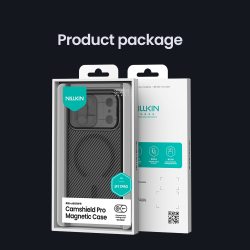 Чехол прозрачный тонированный c MagSafe на iPhone 17 Pro, серия CamShield Pro Magnetic (обновленная двойная защитная шторка для камеры) от Nillkin