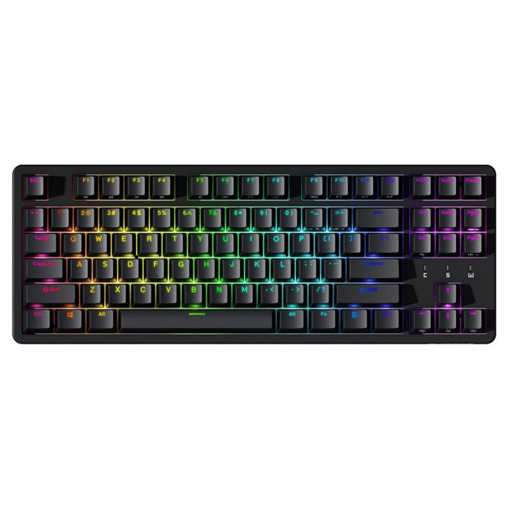 Механическая клавиатура Durgod Cavalry 87 - BLACK, TKL, PBT Double-shot keycaps, Hot-swap, RGB, Kailh turbo-Brown switch (C87-B-KL-B)
