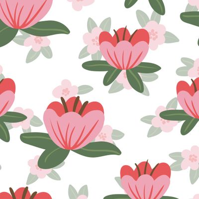 абстрактные цветы