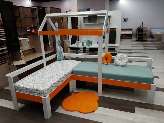 Кровать-домик АВАРА-1 левая